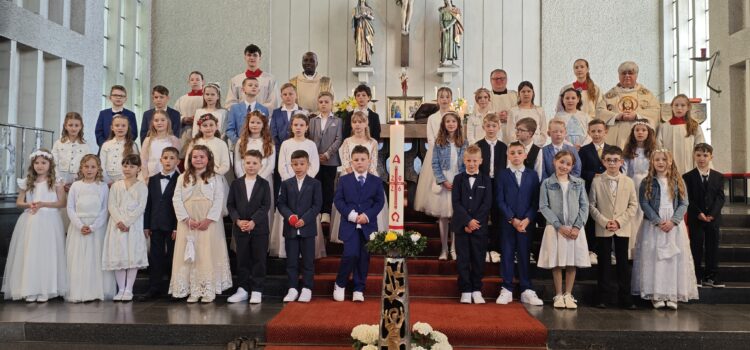 38 Kommunionkinder in der Pfarreiengemeinschaft St. Elisabeth/Maria Waldrast